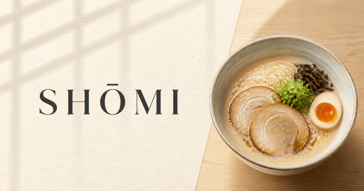 赏味 SHŌMI｜豚骨拉面